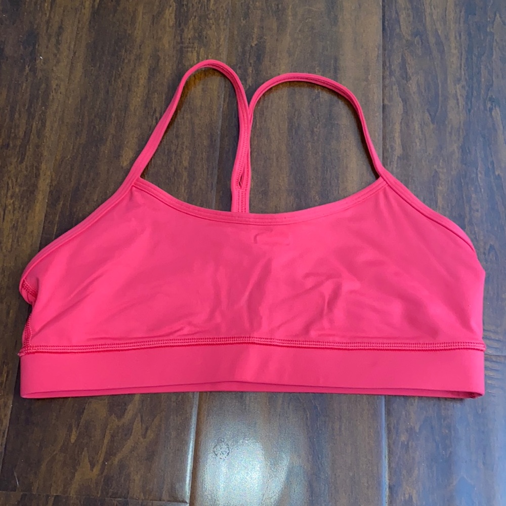 Lululemon Pink Sports Bra Size 8